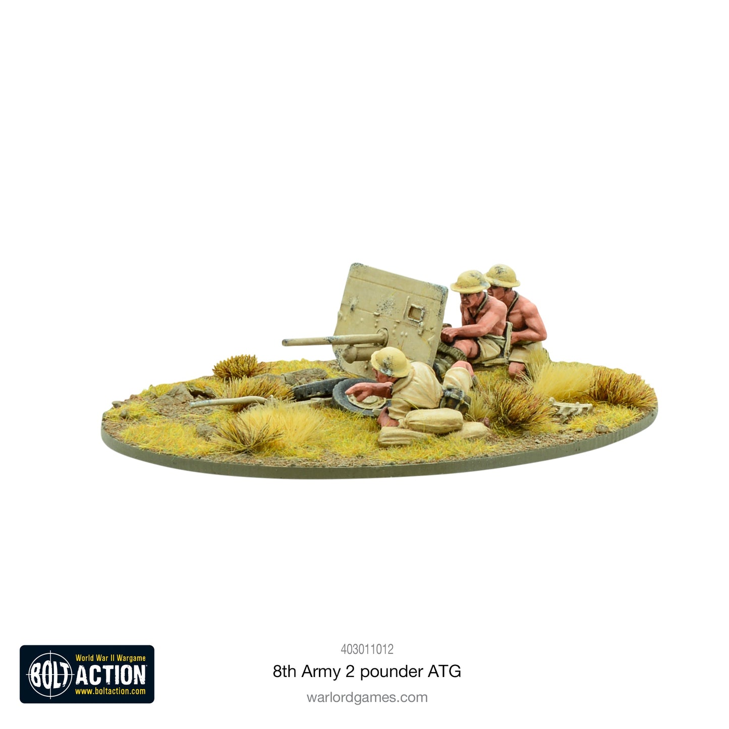 Bolt Action - Great Britain: 8th Army 2 pounder ATG