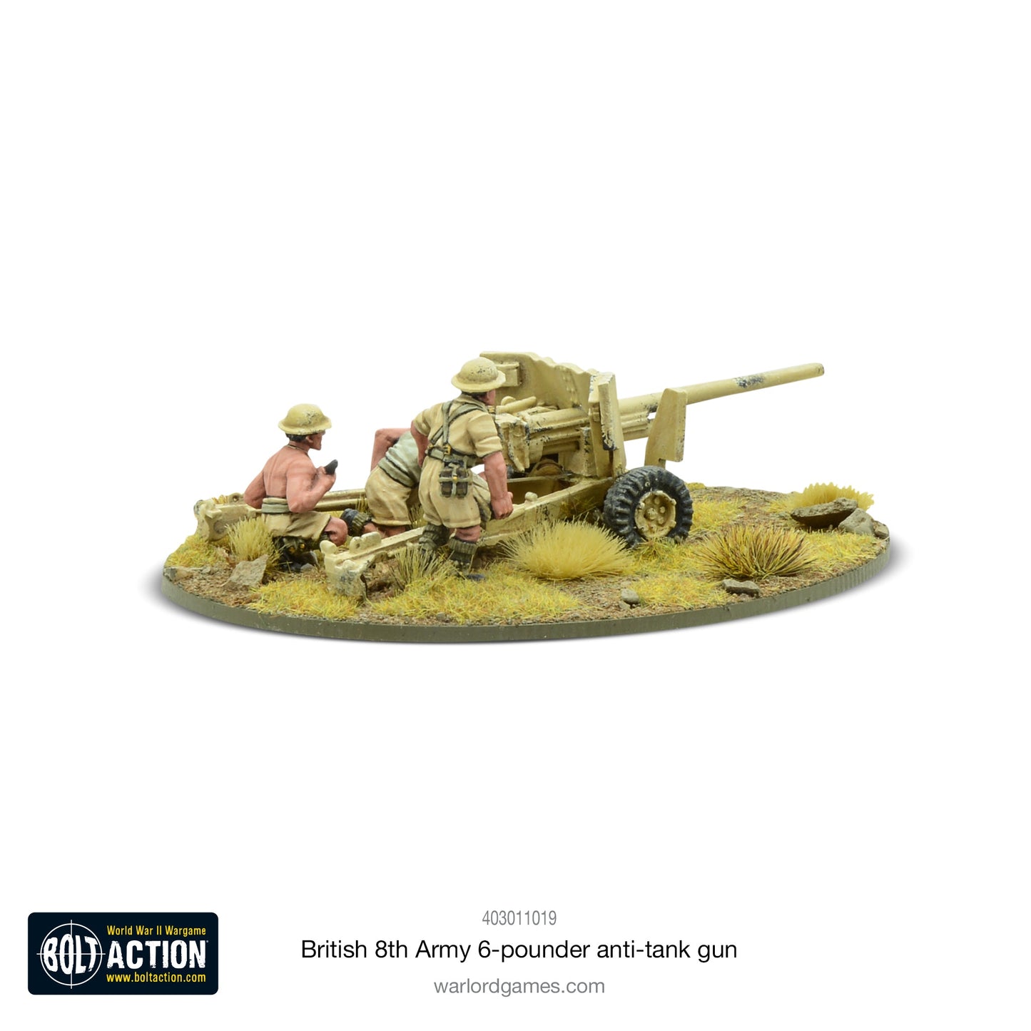 Bolt Action - Great Britain: 8th Army 6 pounder ATG