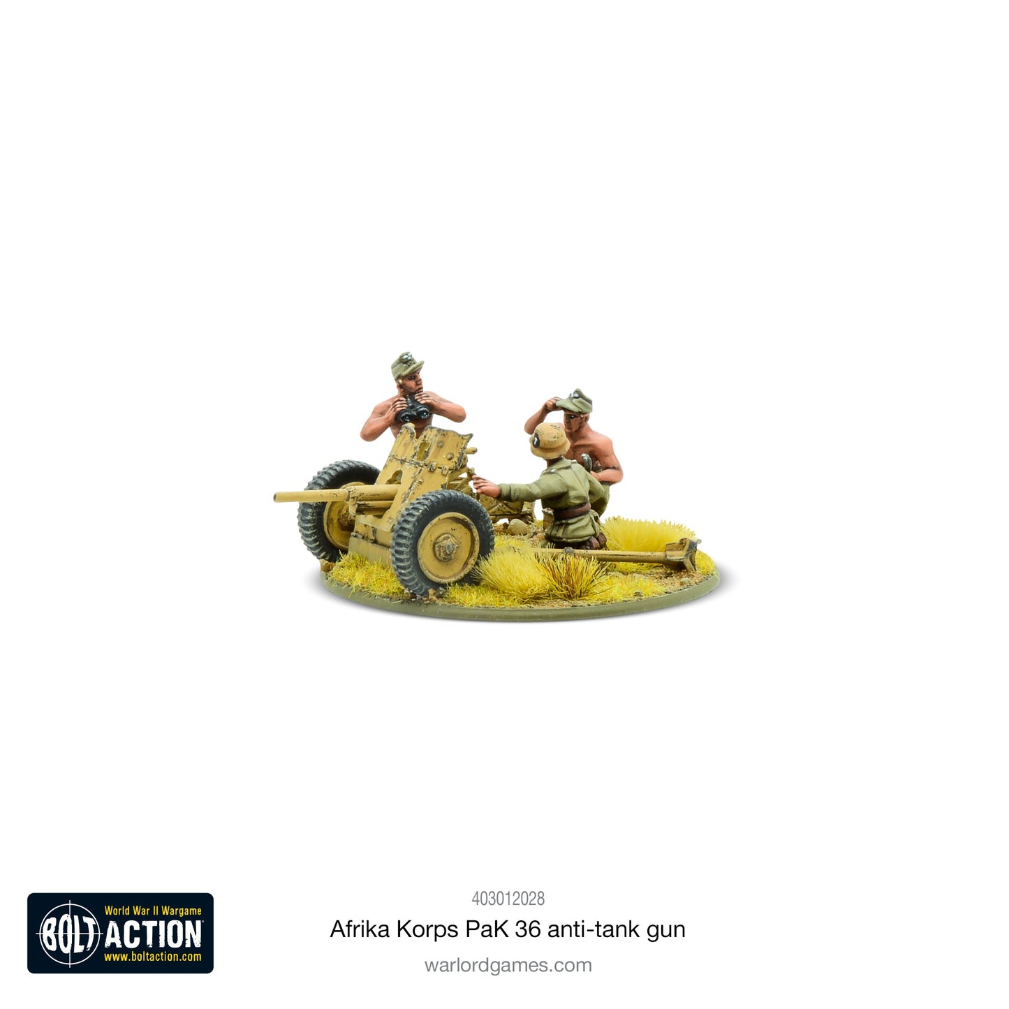 Bolt Action - Germany: Afrika Korps Pak 36 Light Anti-tank Gun