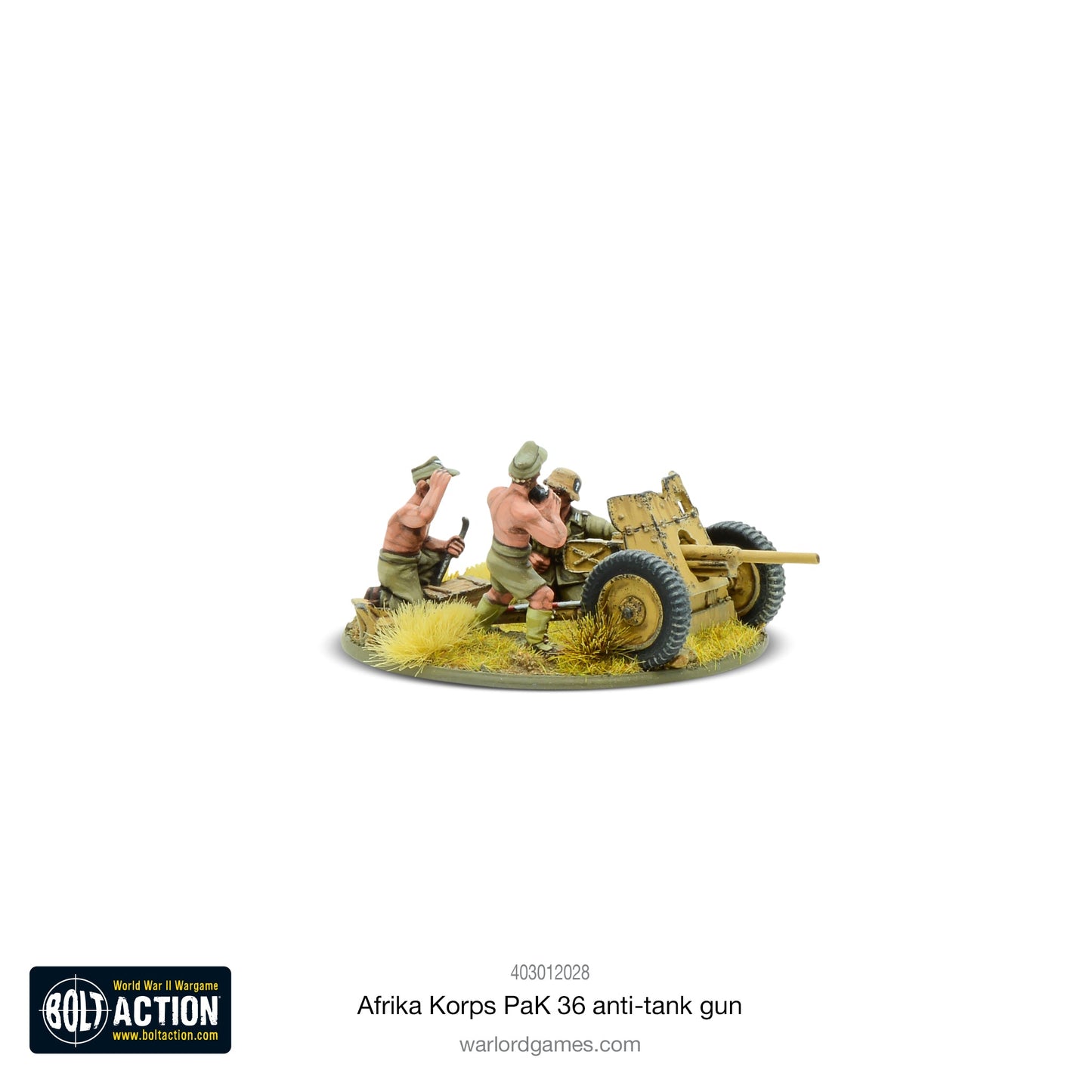 Bolt Action - Germany: Afrika Korps Pak 36 Light Anti-tank Gun