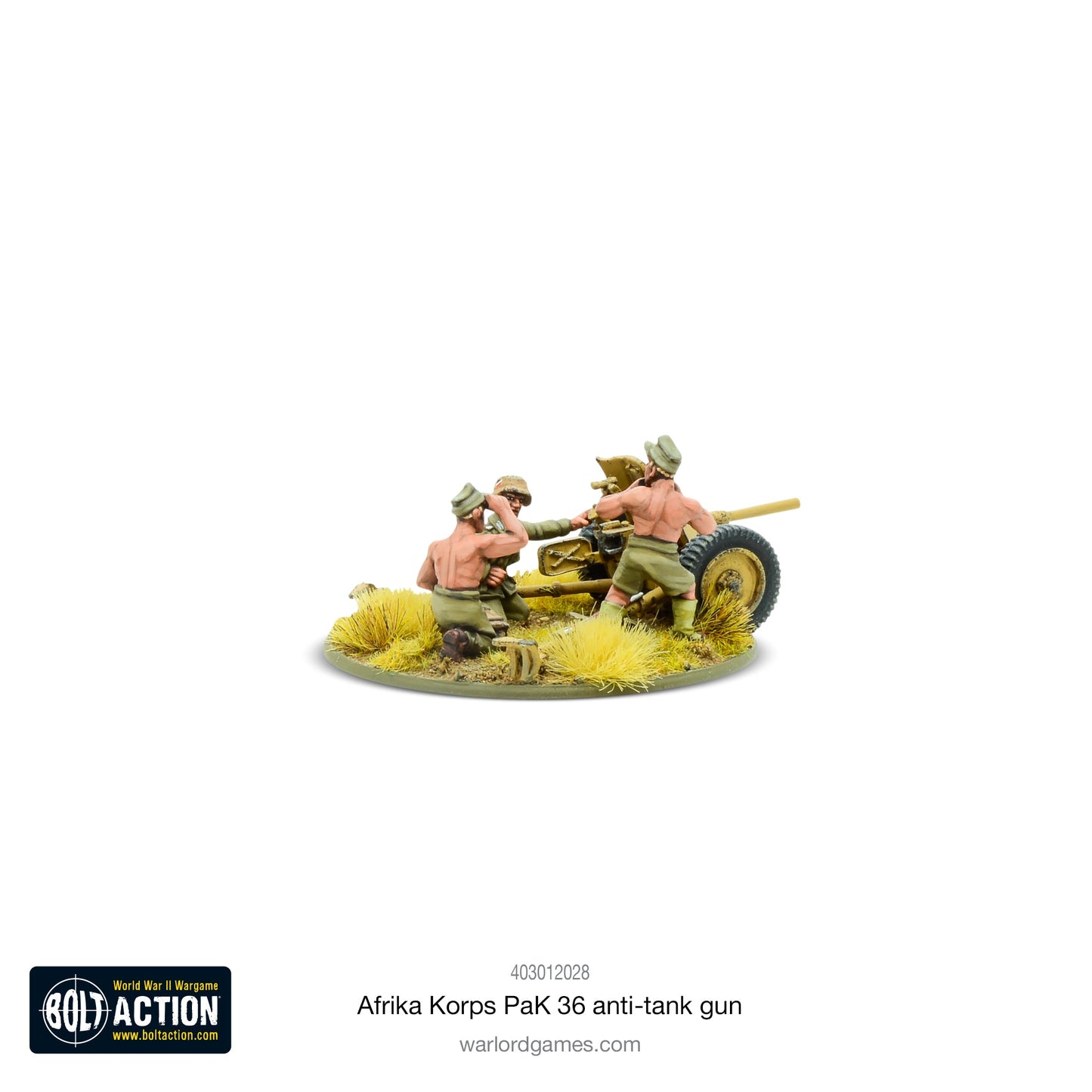 Bolt Action - Germany: Afrika Korps Pak 36 Light Anti-tank Gun