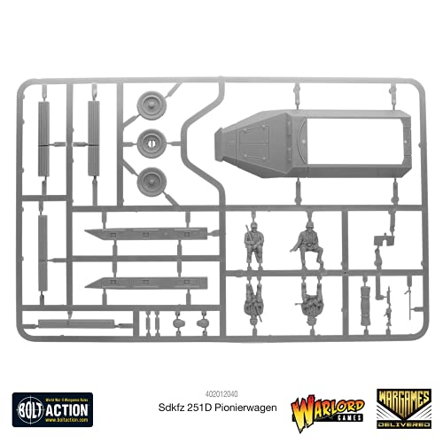 Bolt Action - Tank War: Sd.Kfz 251 D Pionierwagen German Tank + Digital Guide