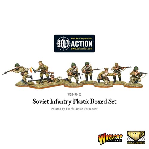 Bolt Action - Soviet Union: Soviet Infantry Set + Digital Guide: Ostfront Bolt Action - Soviet Union: Soviet Infantry Set + Digital Guide: Ostfront