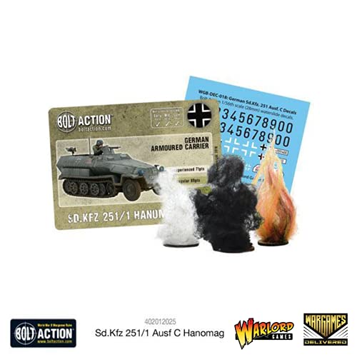 Bolt Action - Tank War: Sd.Kfz 251/1 Ausf C Hanomag German Tank + Digital Guide