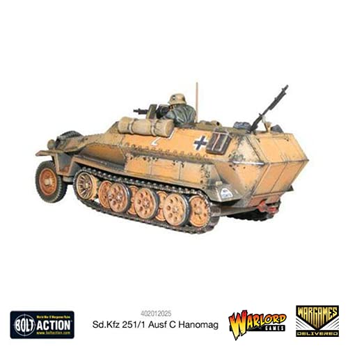 Bolt Action - Tank War: Sd.Kfz 251/1 Ausf C Hanomag German Tank + Digital Guide