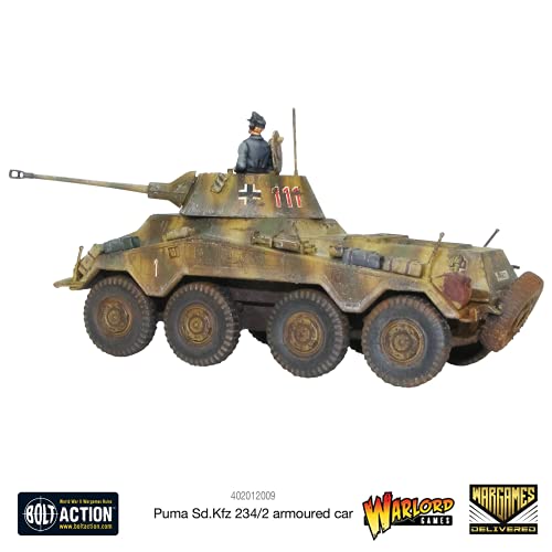 Bolt Action - Tank War: Puma, Sd.Kfz 234/2 Armoured Car + Digital Guide