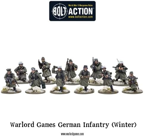 Bolt Action - Germany: Germans Infantry (Winter) Set + Digital Guide: Battle of the Bulge Bolt Action - Germany: Germans Infantry (Winter) Set + Digital Guide: Battle of the Bulge