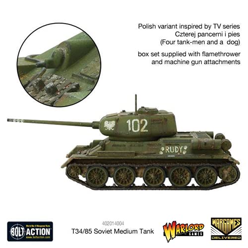 Bolt Action - Tank War: T-34/85 German Medium Tank + Digital Guide Bolt Action - Tank War: T-34/85 German Medium Tank + Digital Guide