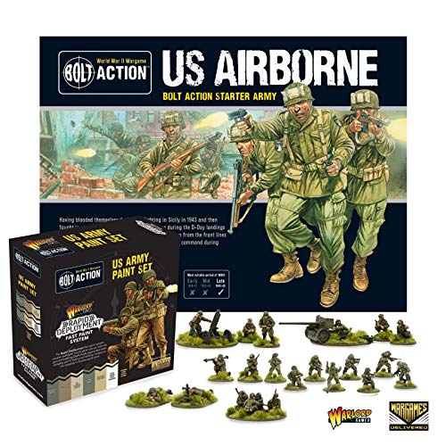 Bolt Action - USA: US Airborne Starter Army and US Army Paint Set Bolt Action - USA: US Airborne Starter Army and US Army Paint Set