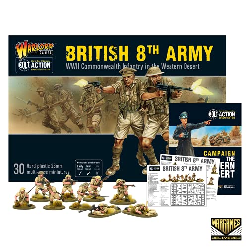 Bolt Action: British 8th Army Infantry Set + Digital Guide: The Western Desert Bolt Action: British 8th Army Infantry Set + Digital Guide: The Western Desert