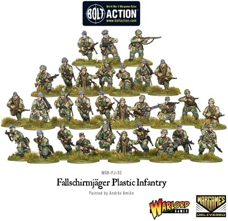 Bolt Action - Germany: Fallschirmjäger (German Paratroopers) Set + Digital Guide: Stalingrad