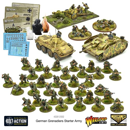 Bolt Action - Germany: German Grenadiers Starter Army Set + Digital Guide: Armies of Germany 2nd Edition Bolt Action - Germany: German Grenadiers Starter Army Set + Digital Guide: Armies of Germany 2nd Edition