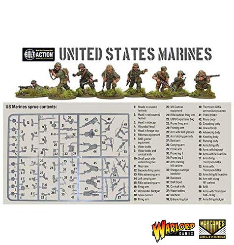 Bolt Action - USA: US Marines and M3 Stuart Set