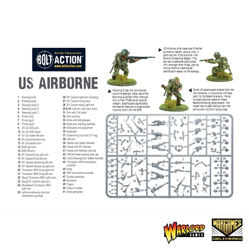 Bolt Action - USA: US Airborne Late WWII Paratroopers + Digital Guide - D-Day: Overlord Bolt Action - USA: US Airborne Late WWII Paratroopers + Digital Guide - D-Day: Overlord