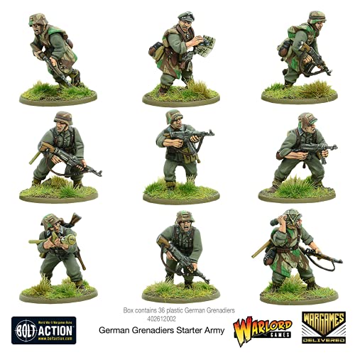 Bolt Action - Germany: German Grenadiers Starter Army Set + Digital Guide: Armies of Germany 2nd Edition Bolt Action - Germany: German Grenadiers Starter Army Set + Digital Guide: Armies of Germany 2nd Edition