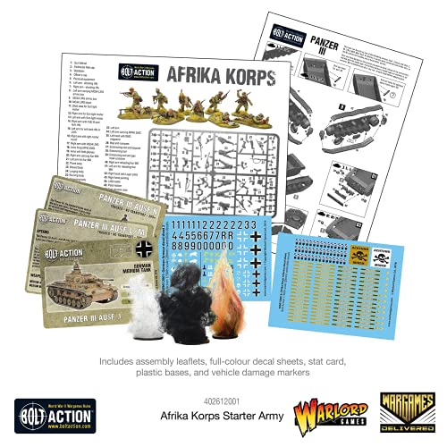 Bolt Action - Germany: Afrika Korps Starter Set + Digital Guide: Armies of Germany 2nd Edition Bolt Action - Germany: Afrika Korps Starter Set + Digital Guide: Armies of Germany 2nd Edition