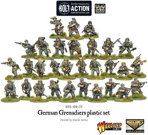 Bolt Action - Germany: German Grenadiers Set + Digital Guide: Fortress Budapest