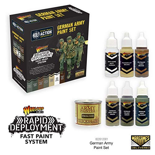 Bolt Action - Germany: German Grenadiers Starter Army and German Army Paint Set