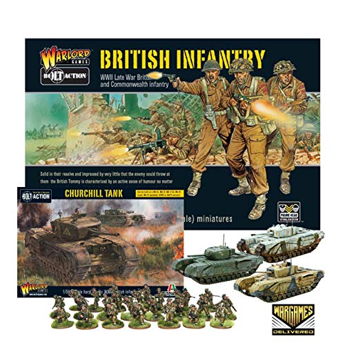 Bolt Action: British Infantry and Churchill Tank Set