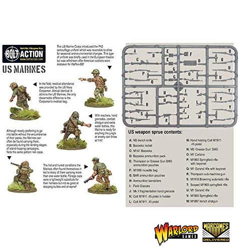 Bolt Action - USA: US Marines and M3 Stuart Set Bolt Action - USA: US Marines and M3 Stuart Set