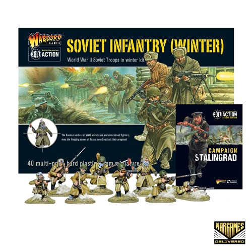 Bolt Action - Soviet Union: Soviet Winter Infantry + Digital Guide: Stalingrad Bolt Action - Soviet Union: Soviet Winter Infantry + Digital Guide: Stalingrad