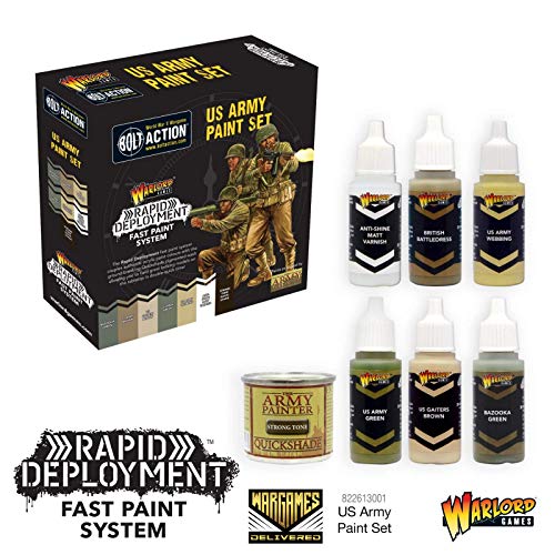 Bolt Action II Starter Set: Band of Brothers and US Army Paint Set