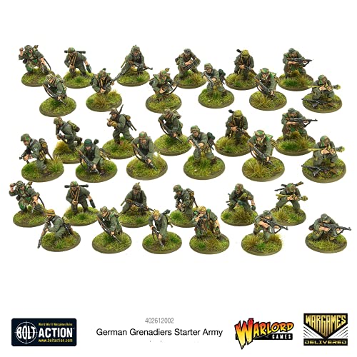 Bolt Action - Germany: German Grenadiers Starter Army Set + Digital Guide: Armies of Germany 2nd Edition