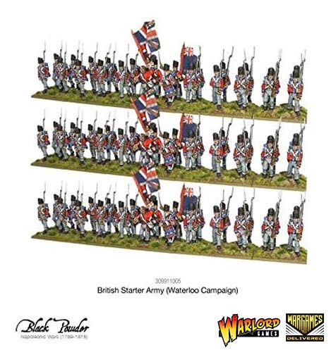 Black Powder - Napoleonic British: British Starter Army (Waterloo Campaign) & Vallejo Paint Set Black Powder - Napoleonic British: British Starter Army (Waterloo Campaign) & Vallejo Paint Set