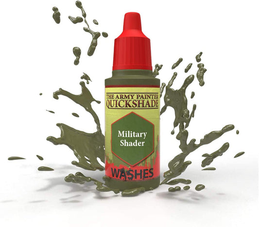 The Army Painter - Quickshade Washes: Military Shader (18ml/0.6oz) The Army Painter - Quickshade Washes: Military Shader (18ml/0.6oz)