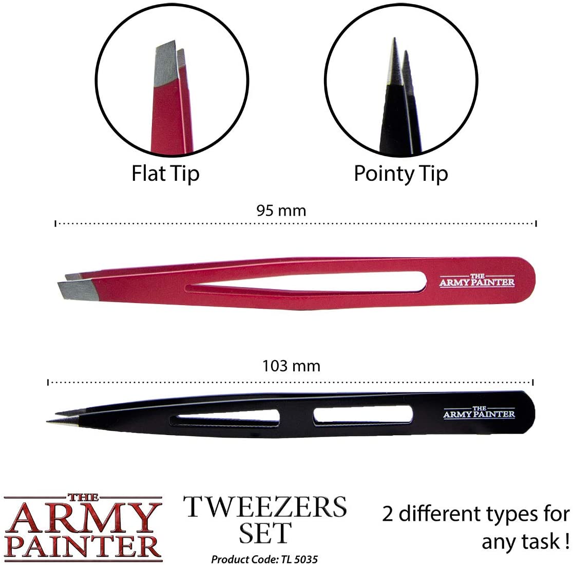 The Army Painter - Precision Tweezers (Set of 2) The Army Painter - Precision Tweezers (Set of 2)