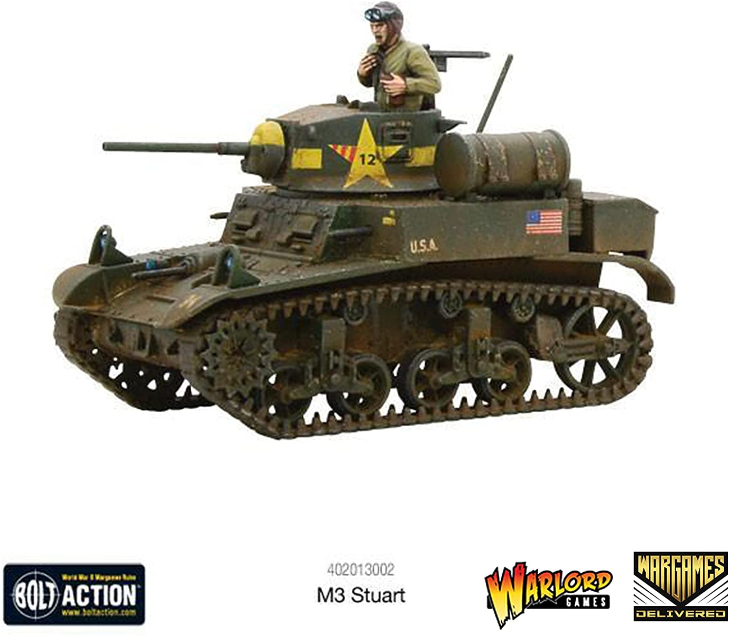 Bolt Action - USA: US Marines and M3 Stuart Set Bolt Action - USA: US Marines and M3 Stuart Set