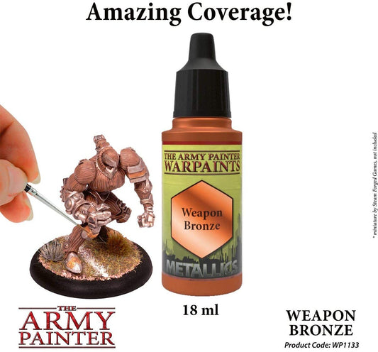 The Army Painter - Warpaints Metallics: Weapon Bronze (18ml/0.6oz) The Army Painter - Warpaints Metallics: Weapon Bronze (18ml/0.6oz)