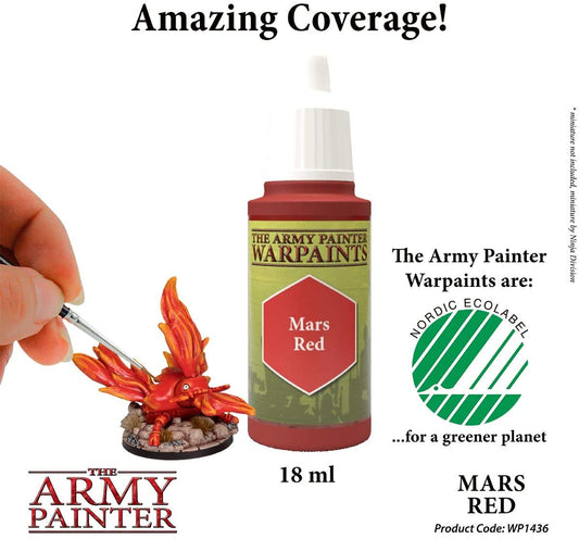 The Army Painter - Warpaints: Mars Red (18ml/0.6oz) The Army Painter - Warpaints: Mars Red (18ml/0.6oz)