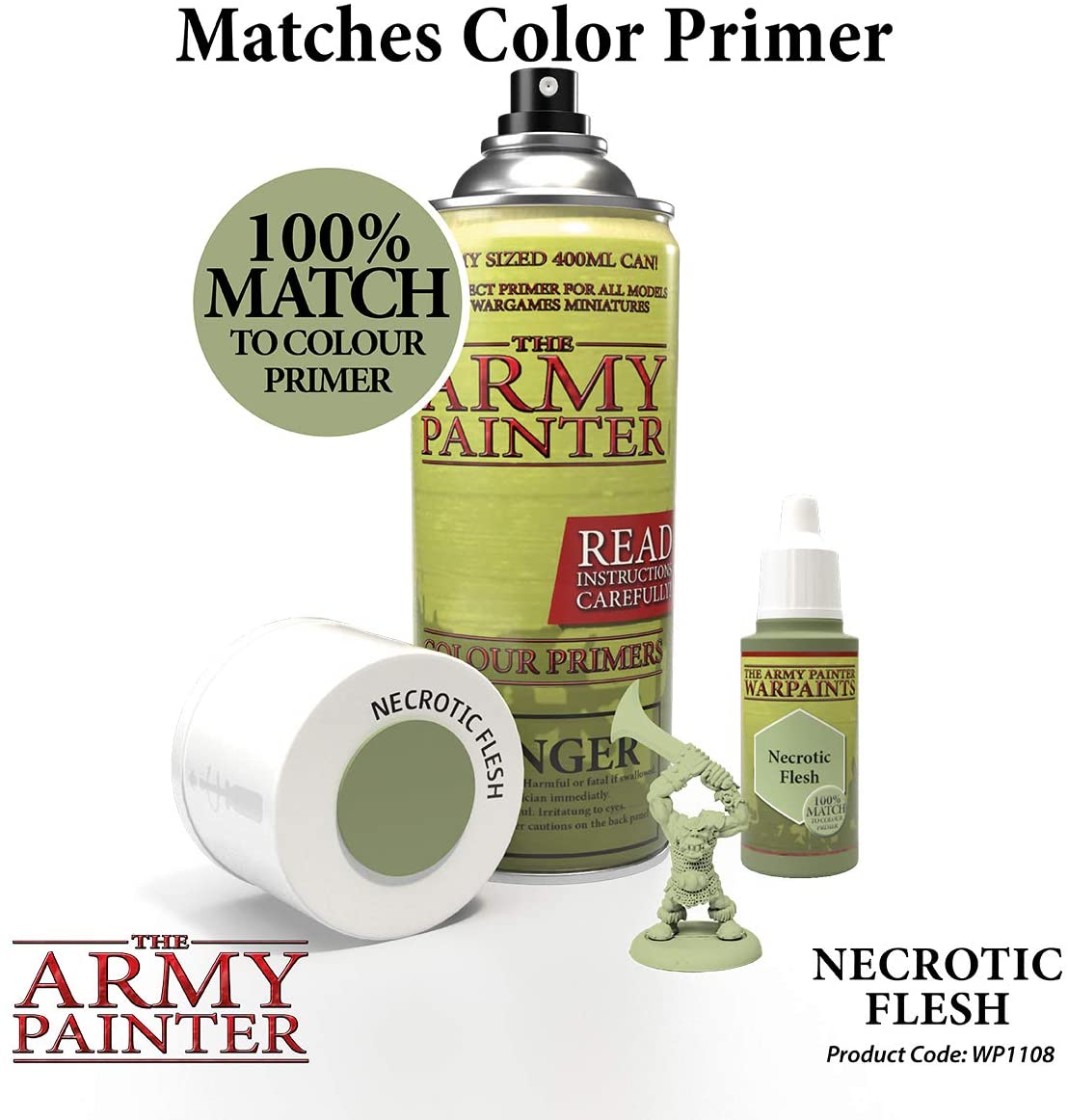 The Army Painter - Warpaints: Necrotic Flesh (18ml/0.6oz)