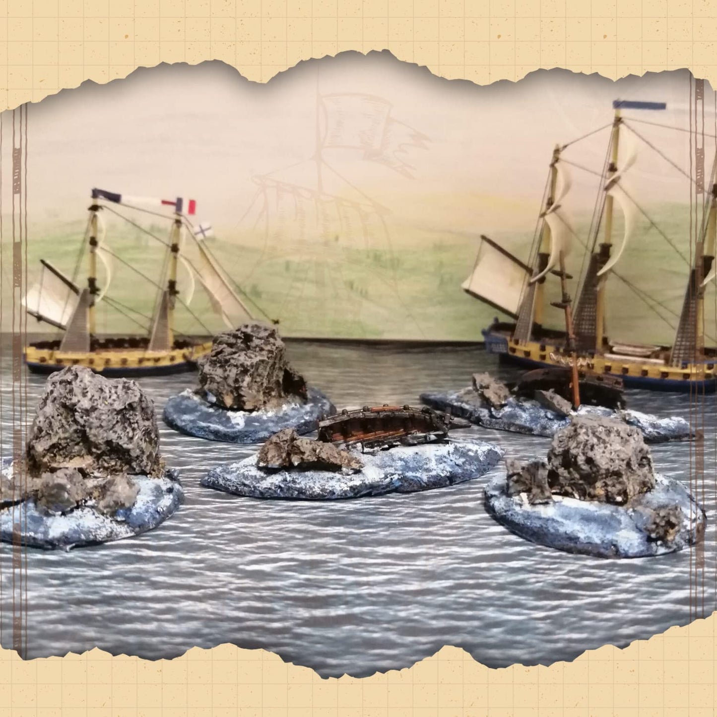 Black Seas  - All Fleets: Scenery pack (1770 - 1830)