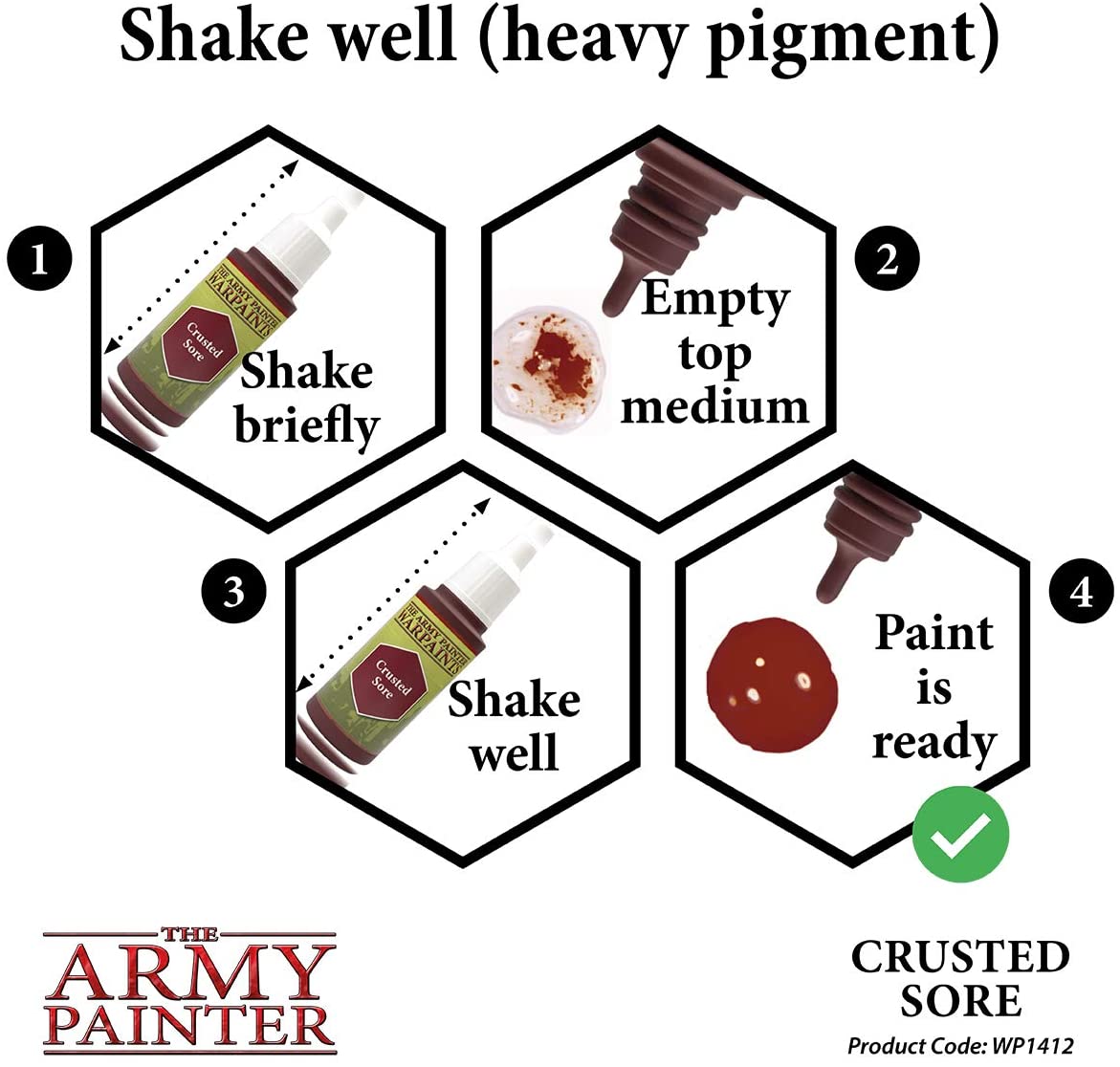 The Army Painter - Warpaints: Crusted Sore (18ml/0.6oz)