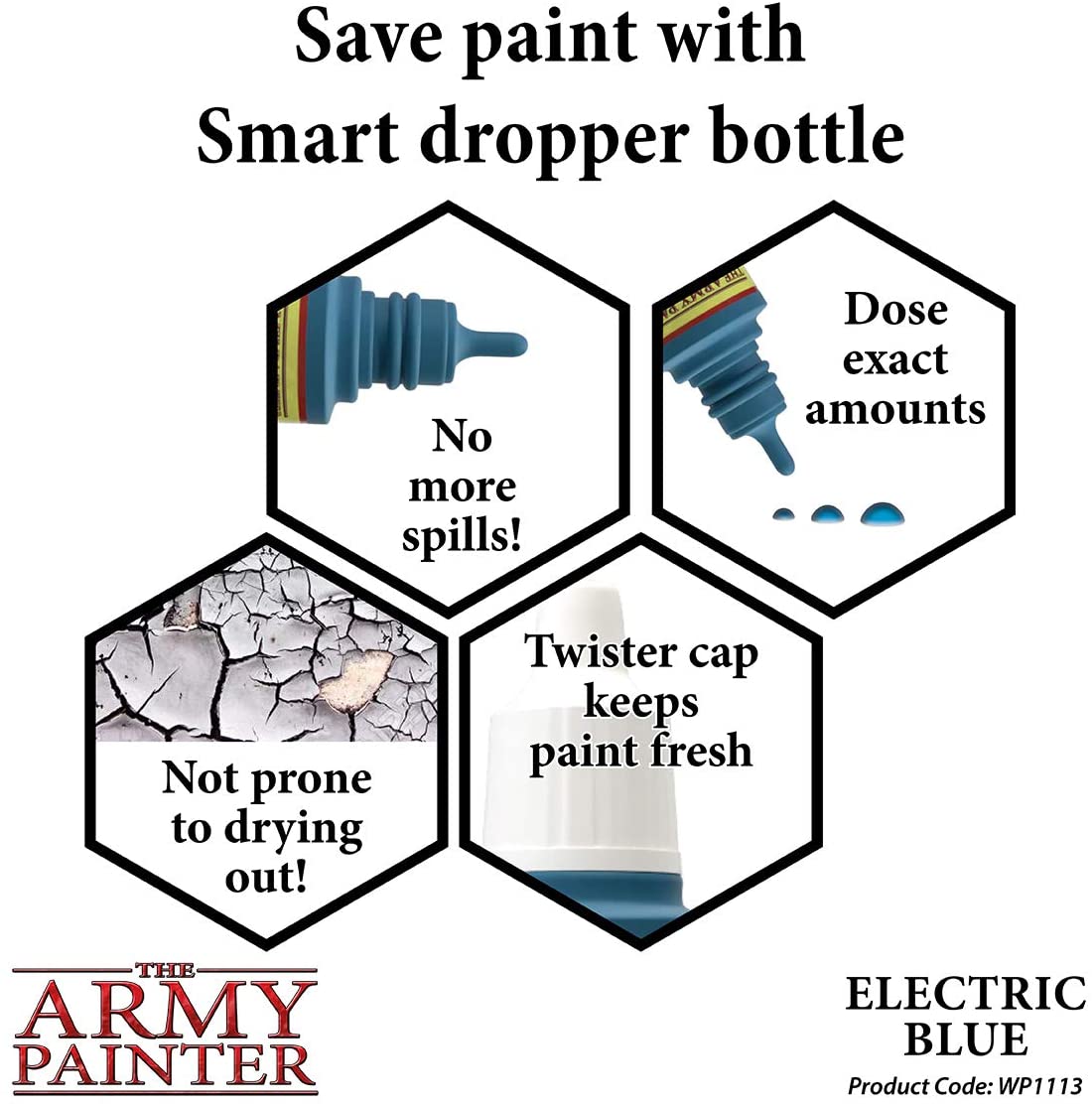 The Army Painter - Warpaints: Electric Blue (18ml/0.6oz)