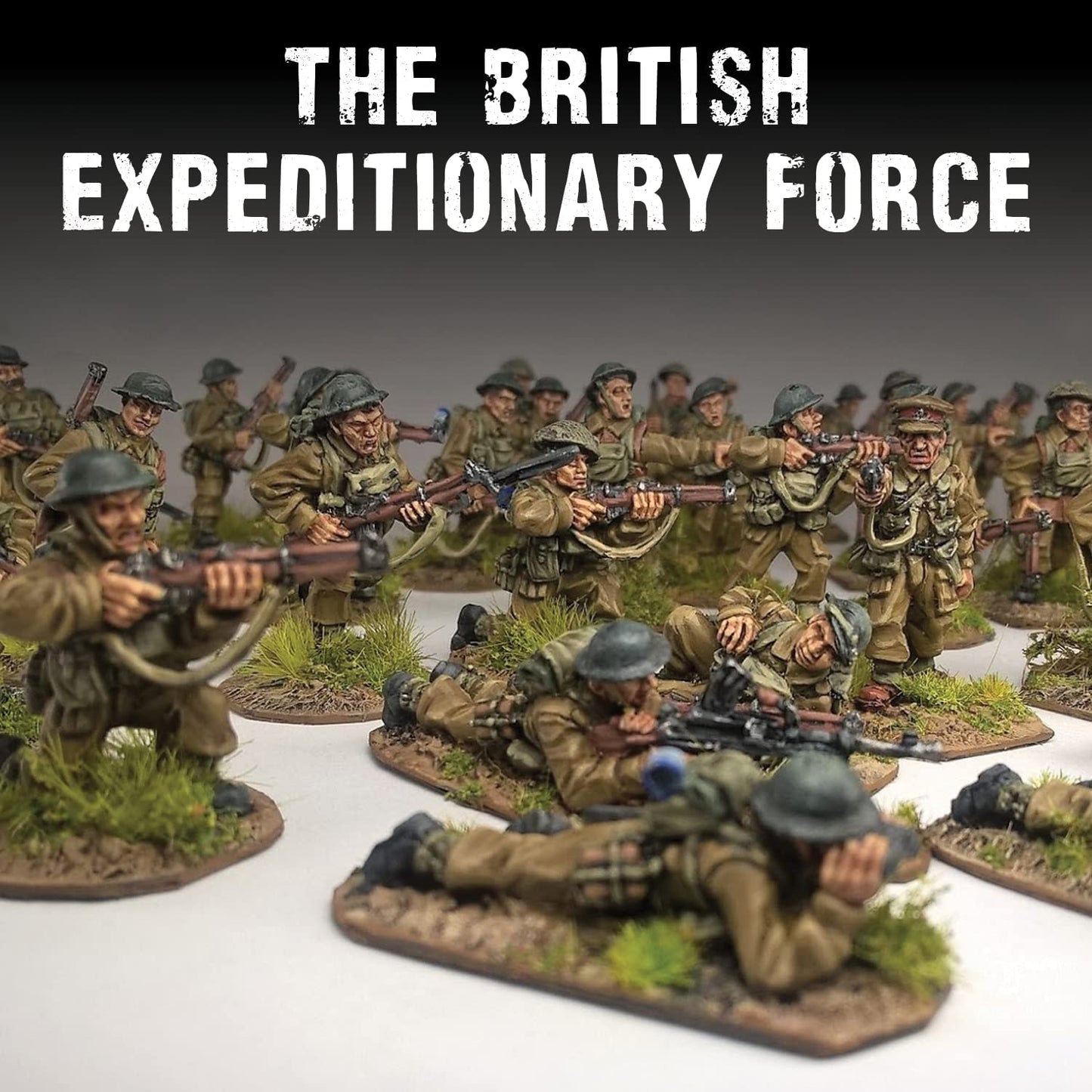 Bolt Action - Great Britain: BEF Infantry Section Box (Metal)