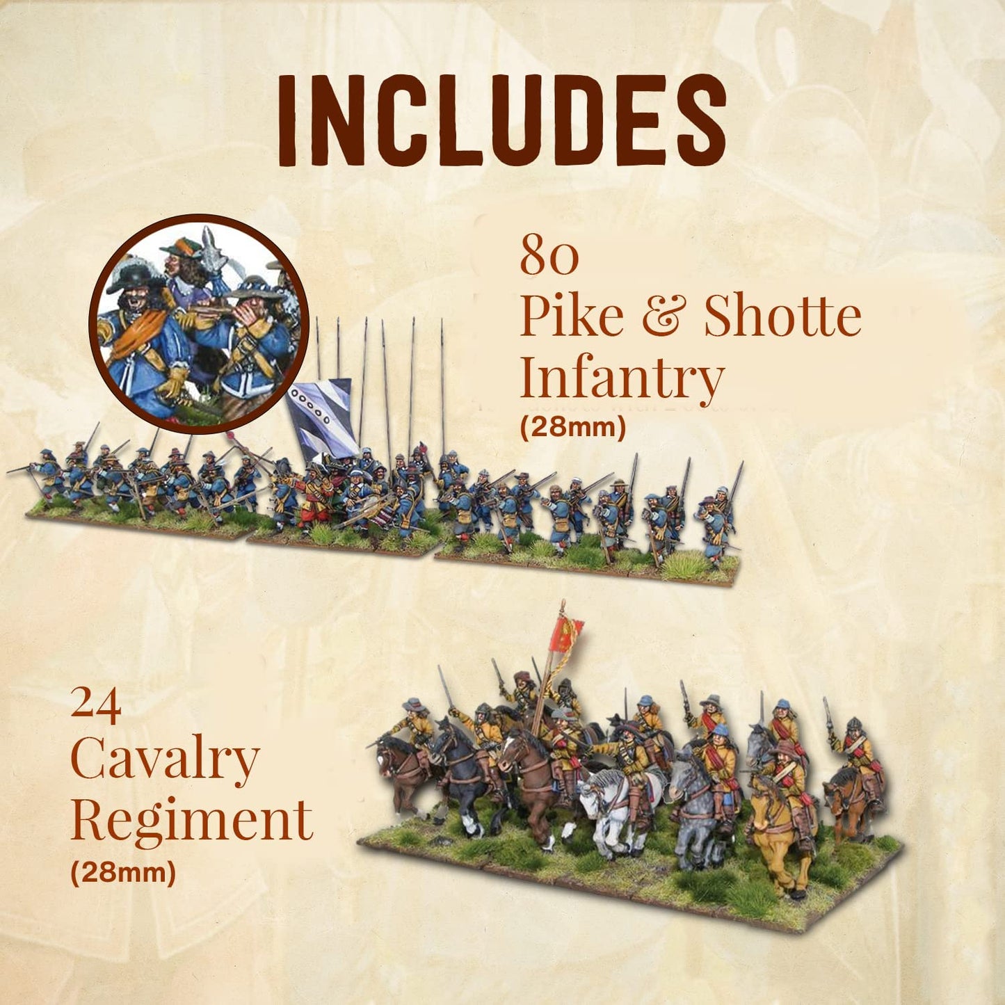Pike & Shotte: The English Civil Wars 1642 - 1652: Starter Battalia