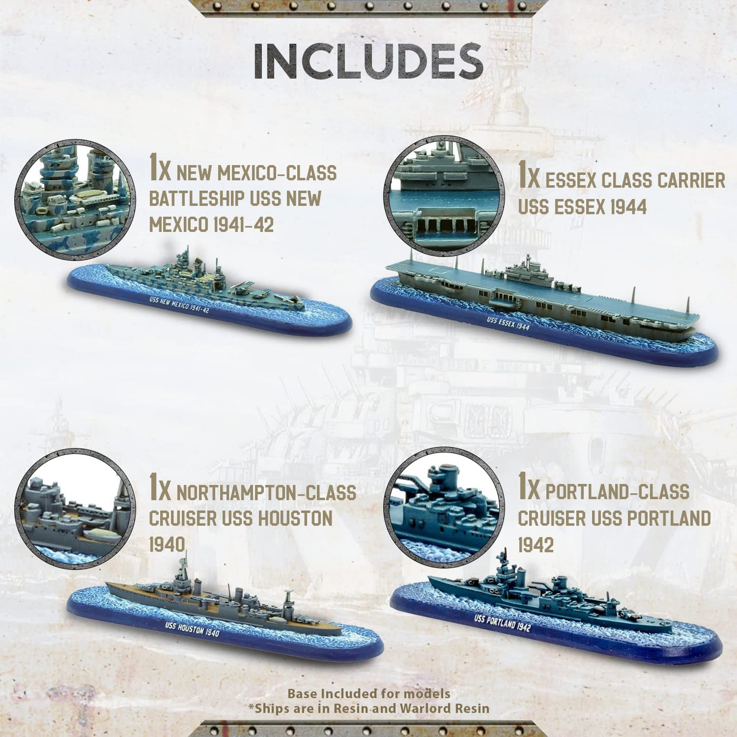 Victory at Sea - US Navy: US Navy Fleet Starter Set