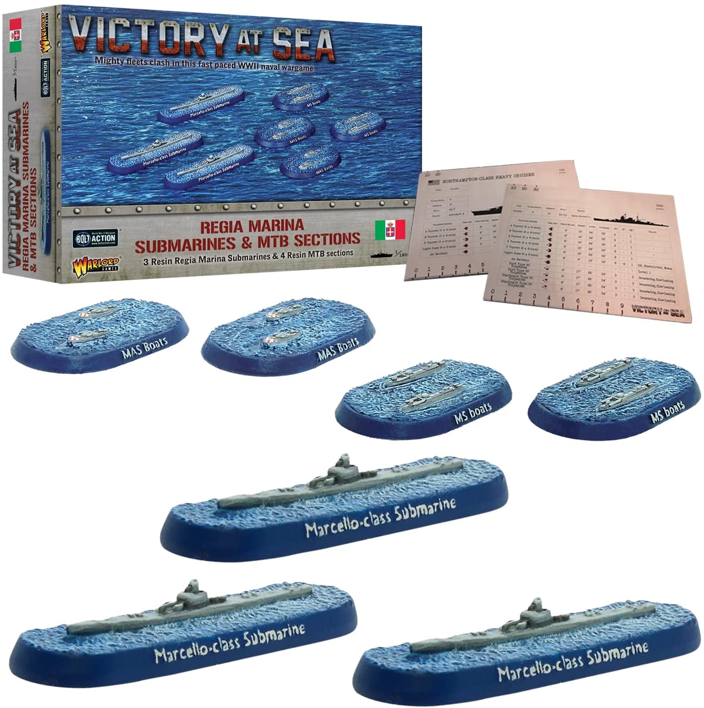 Victory at Sea - Regia Marina: Regia Marina Submarines & MTB Sections