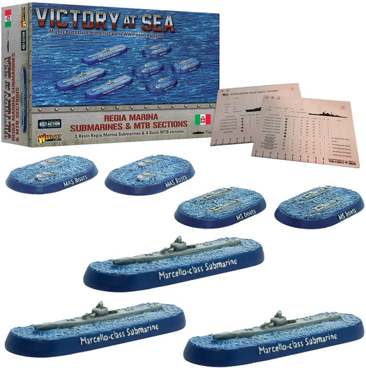 Victory at Sea - Regia Marina: Regia Marina Submarines & MTB Sections Victory at Sea - Regia Marina: Regia Marina Submarines & MTB Sections