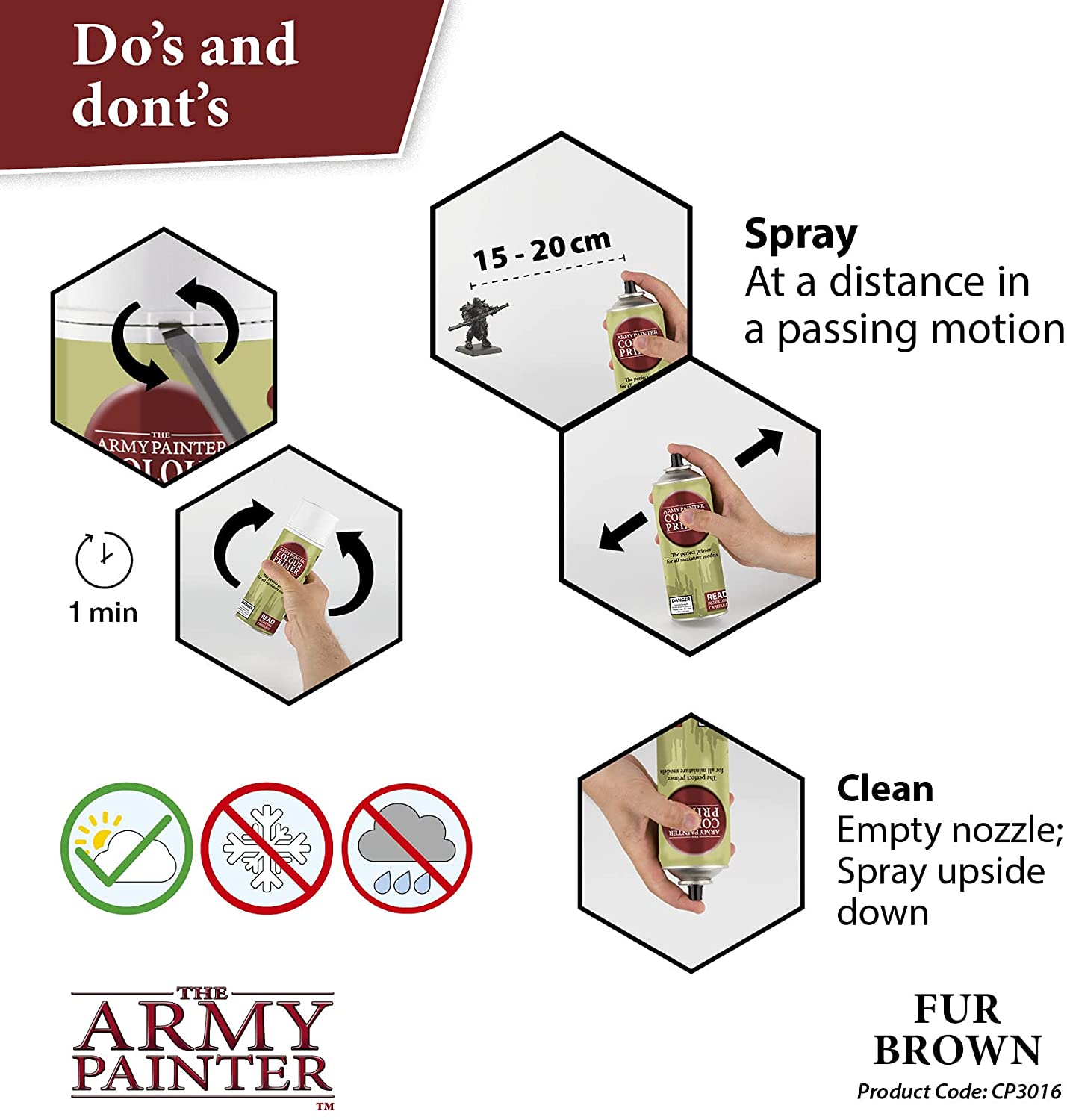 The Army Painter - Colour Primer: Spray Paint 400ml - All Greens The Army Painter - Colour Primer: Spray Paint 400ml - All Greens