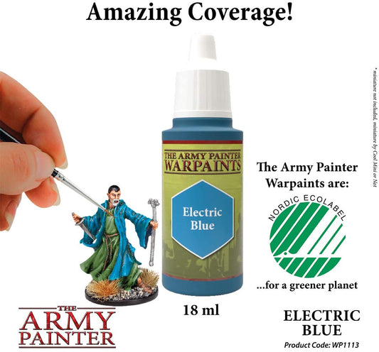 The Army Painter - Warpaints: Electric Blue (18ml/0.6oz) The Army Painter - Warpaints: Electric Blue (18ml/0.6oz)