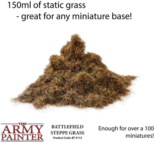 The Army Painter - Battlefield Basing: Steppe Grass The Army Painter - Battlefield Basing: Steppe Grass