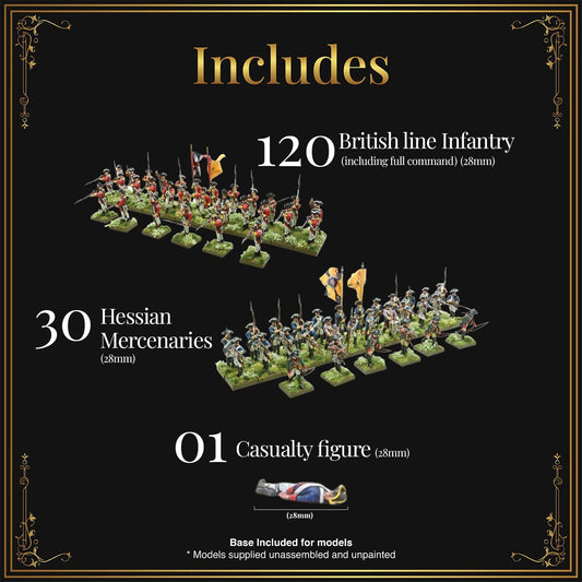 Black Powder - American War of Independence: British Army Starter Set Black Powder - American War of Independence: British Army Starter Set