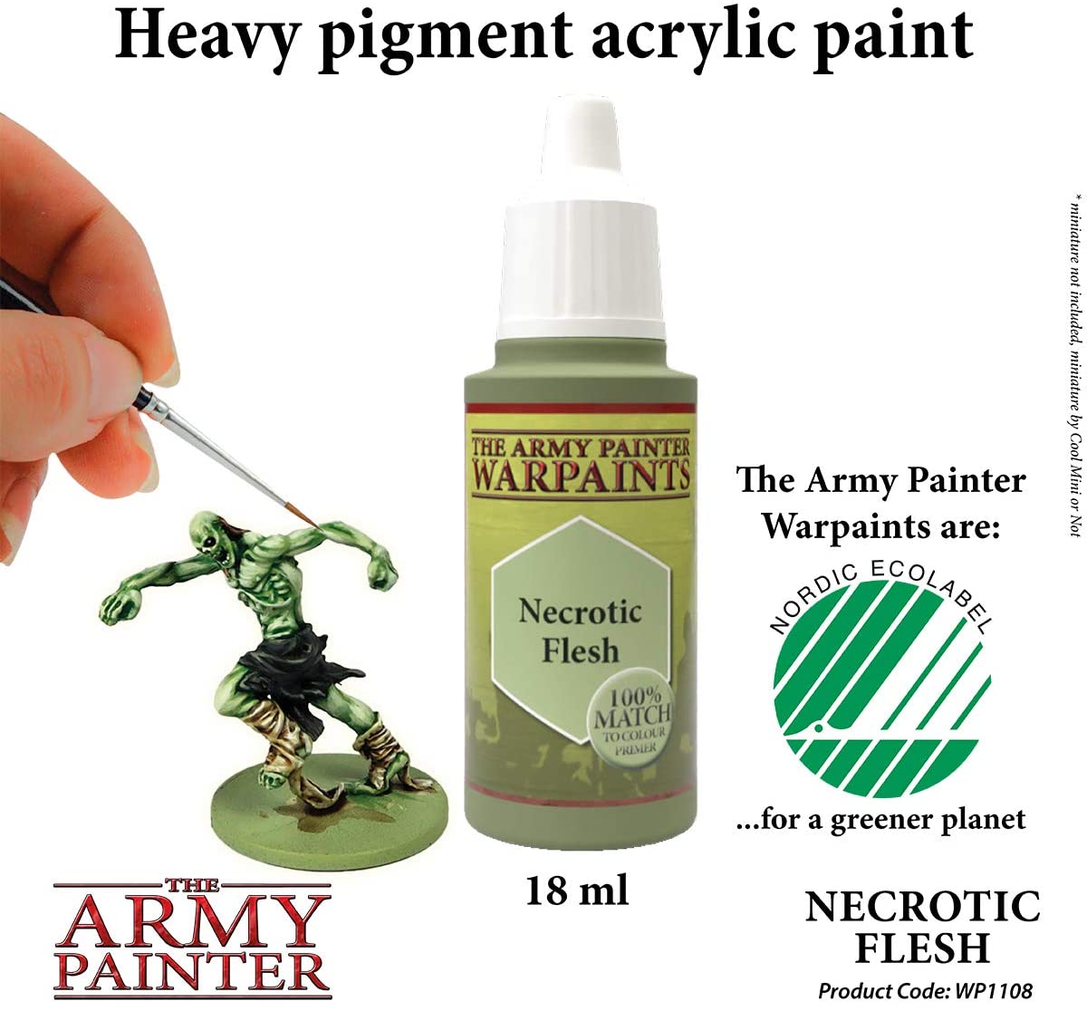 The Army Painter - Warpaints: Necrotic Flesh (18ml/0.6oz)