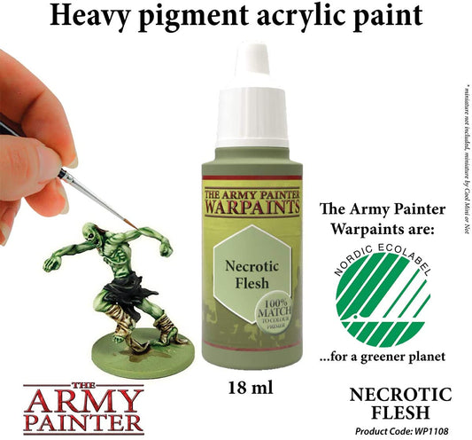 The Army Painter - Warpaints: Necrotic Flesh (18ml/0.6oz) The Army Painter - Warpaints: Necrotic Flesh (18ml/0.6oz)
