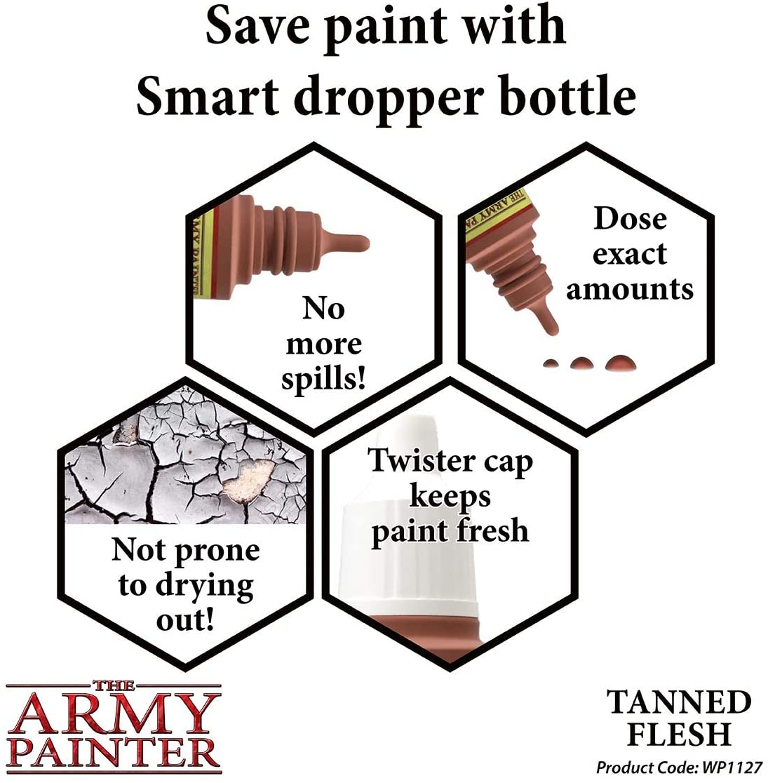 The Army Painter - Warpaints: Tanned Flesh (18ml/0.6oz)