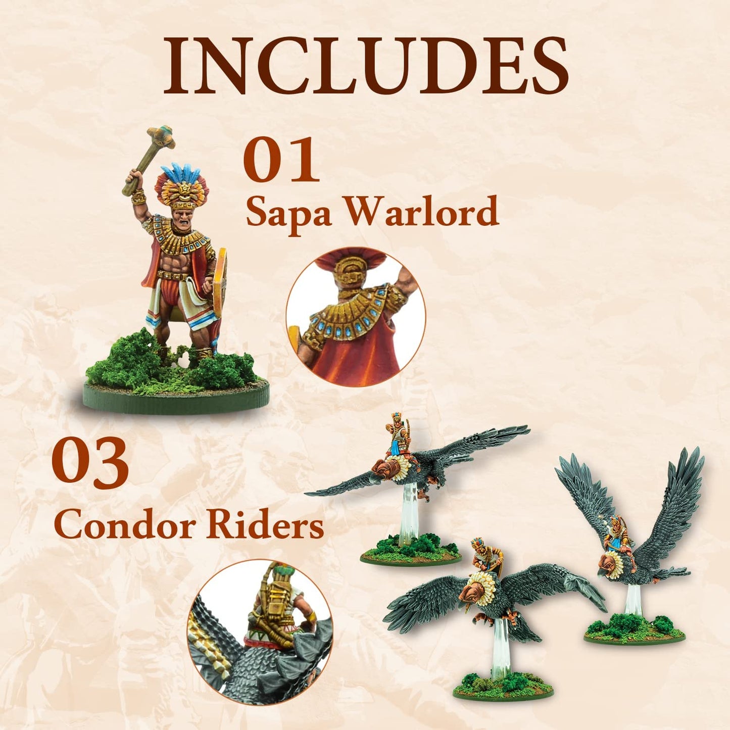 Mythic Americas - Inca: Inca Warband Starter Set